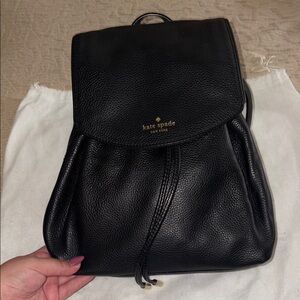 Like New Kate Spade Mulberry Leather Backpack